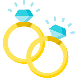 diamanten ring icoon