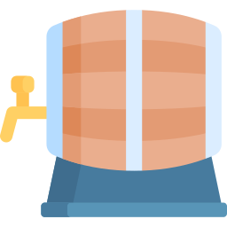 Wine barrel icon