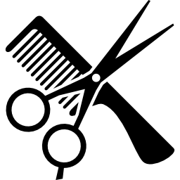 outil de coupe de cheveux Icône