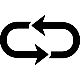 ciclo di frecce icona
