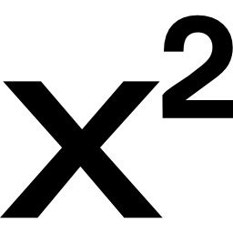 Надстрочный индекс стиля шрифта иконка