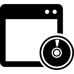 Окно компакт-диска иконка