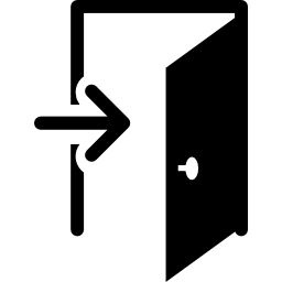 Door exit icon