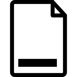 document voettekst icoon