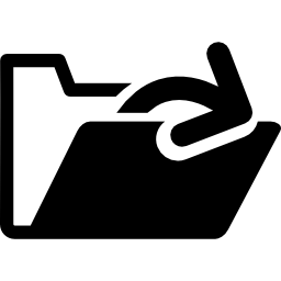 símbolo de interfaz de carpeta icono