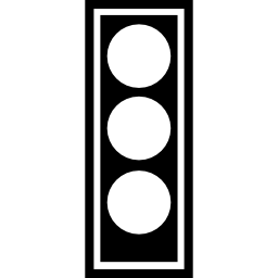 semáforo apagado icono