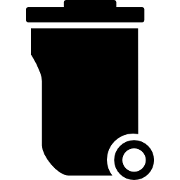 Garbage container icon