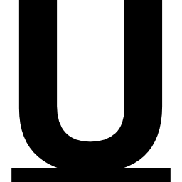 フォントスタイルの下線 icon