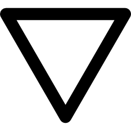 Yield sign icon