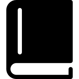 검은 색 표지가 닫힌 책 icon
