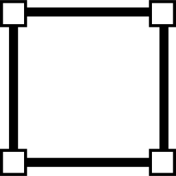 Vector square icon