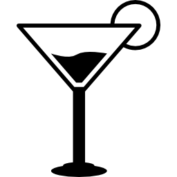 copa de cóctel icono