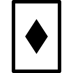 karta do gry w diamenty ikona
