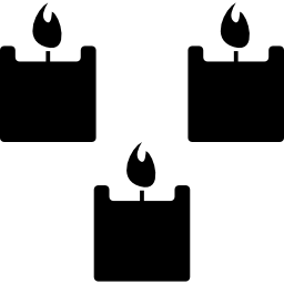 variante de bougies de spa Icône