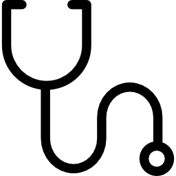 Stethoscope outline variant icon