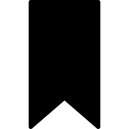 variante de silhouette de signet Icône