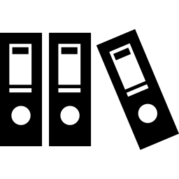 Folders of large size arranged icon