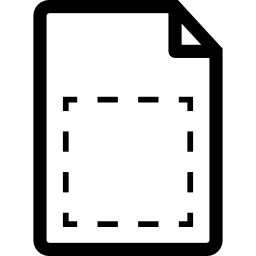 document avec boîte de sélection Icône