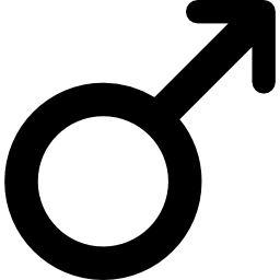 Male gender symbol variant icon