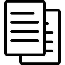 option de copie de documents Icône