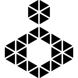 pendentif polygonal Icône