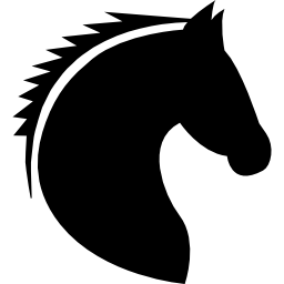 cabeza de caballo icono