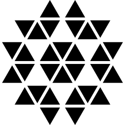 ornamento poligonal Ícone