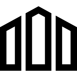 House of three pillars icon