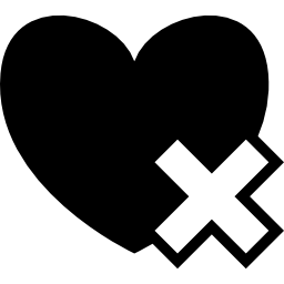 No heart icon