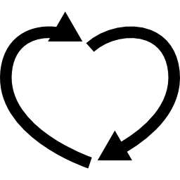 Heart flow icon
