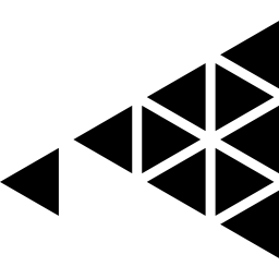 megáfono poligonal icono