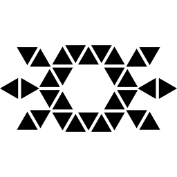 cangrejo poligonal icono