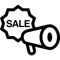 Sale announcer icon