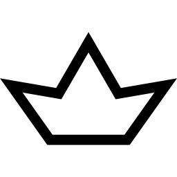 Paper boat outline icon
