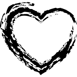 Heart sketch icon