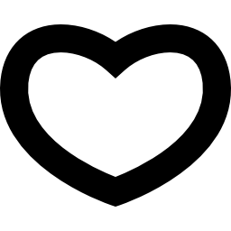 Heart outline icon