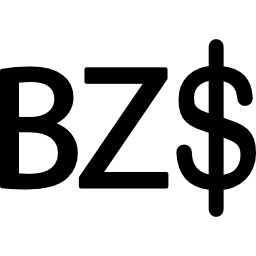 Белизский доллар символ иконка
