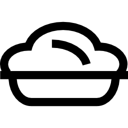 Plate with food icon