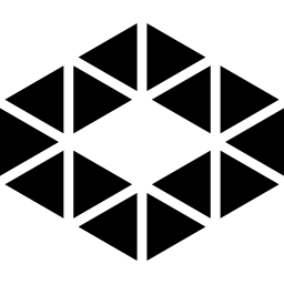 caixa poligonal Ícone