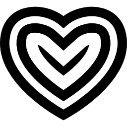 Hypnotic heart icon