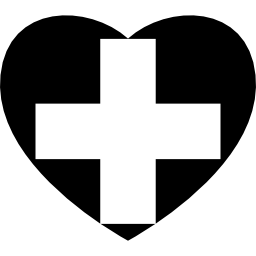 drapeau de coeur de la suisse Icône