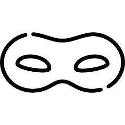 maschera per gli occhi icona