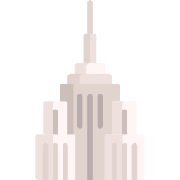 edifício empire state Ícone