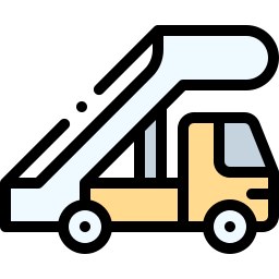 Stair truck icon