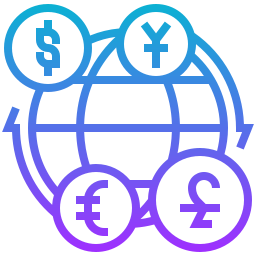 Money exchange icon