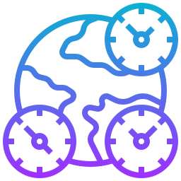 fuseau horaire Icône