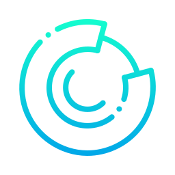Circular diagram icon