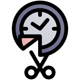Cut time icon