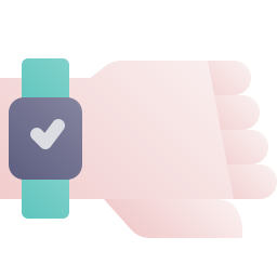 Square wristwatch icon