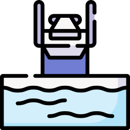 prancha de mergulho Ícone